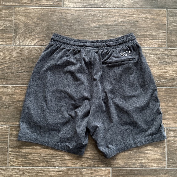 Vuori Men's Medium Lounge Shorts Heather Gray Drawstring - Picture 2 of 6